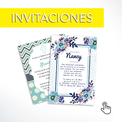 
                    -XV años<br>
                    -Despedidas<br>
                    -Cumpleaños<br>
                    -Baby Showers<br>
                    -Graduaciones<br>
                    -Eventos.